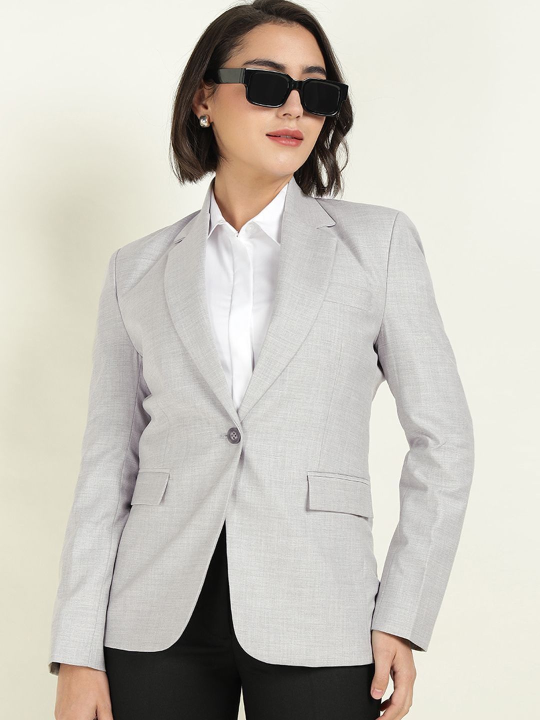 Hancock Slim-Fit Single Breasted Blazer-image-5