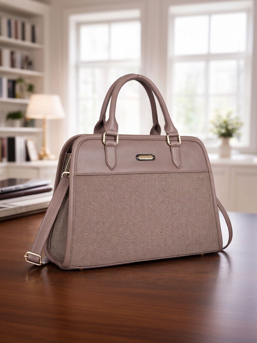 ROMOFY Textured Structured Handheld Bag-picture-18