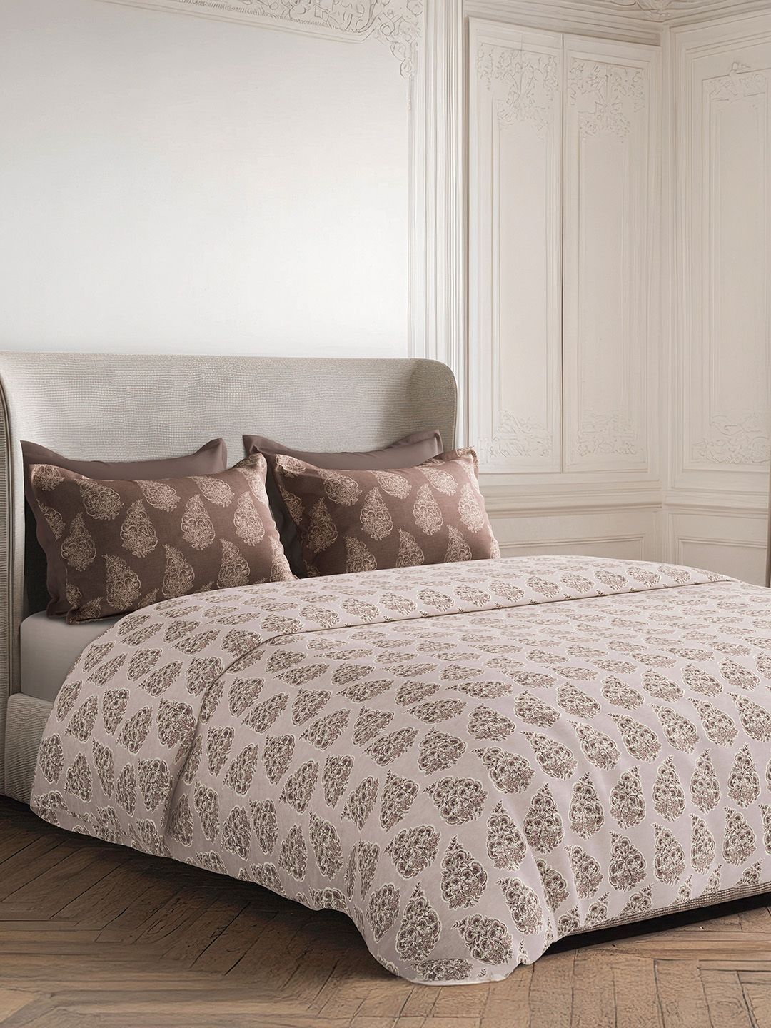 SANSAAR A DDECOR BRAND LIVE CONSCIOUSLY 3 Piece Double King Superfine Bedding Bedding Set-picture-10