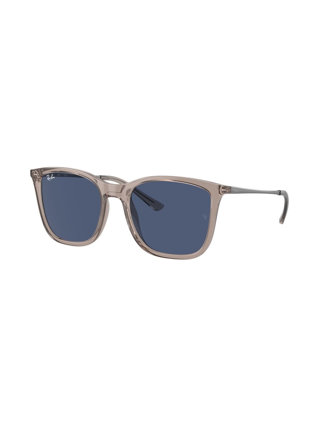 Ray-Ban Women Blue Lens & Gunmetal-Toned Square Sunglasses with-picture-21