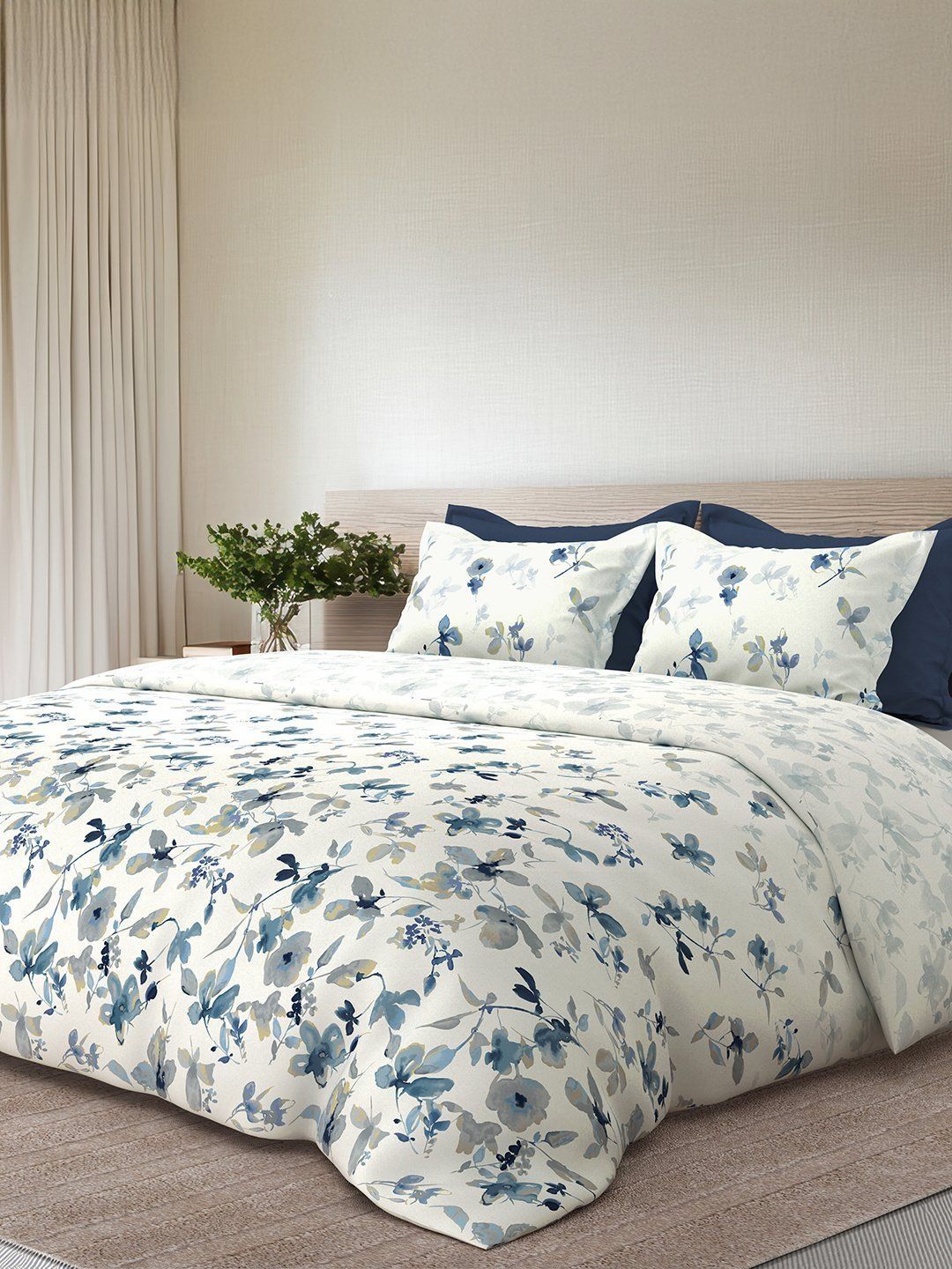 SANSAAR A DDECOR BRAND LIVE CONSCIOUSLY 3 Piece Double King Superfine Bedding Bedding Set-picture-11