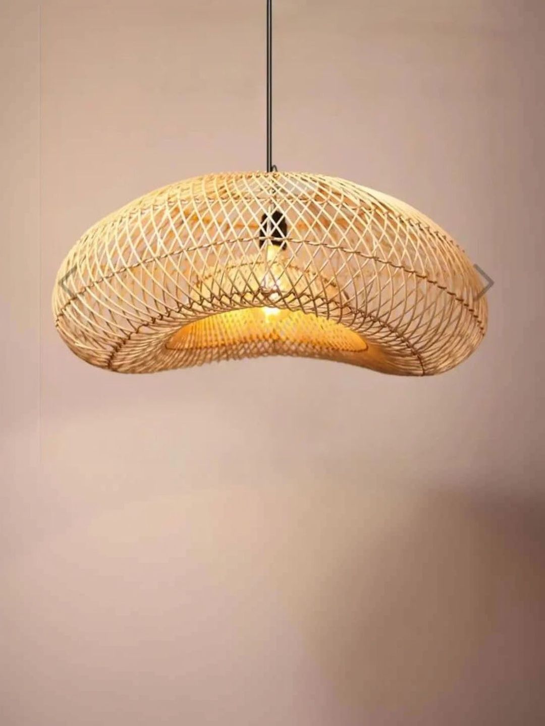 BALBENI Beige & Tan Textured Ceiling Lamp-picture-10