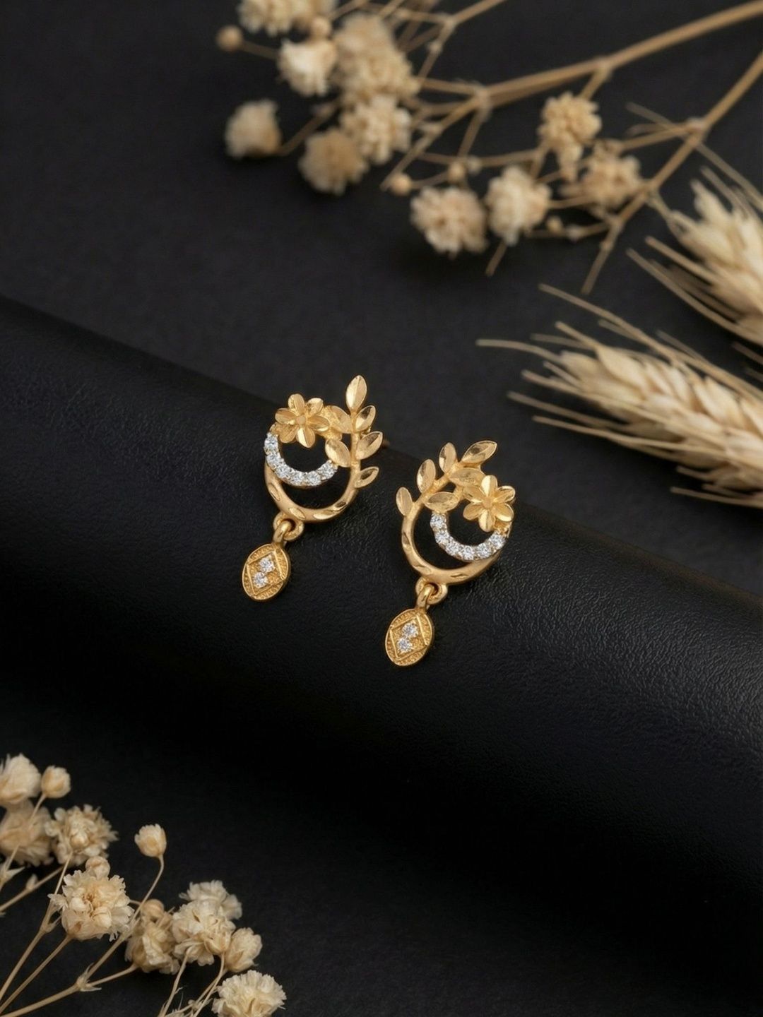 Anouk Floral Drop Earrings-picture-24