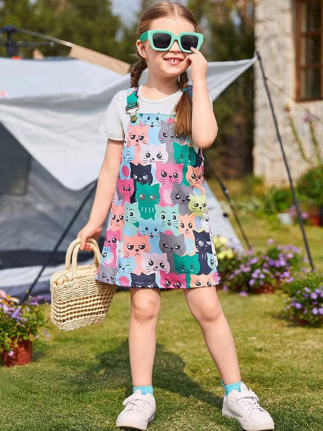 ER LIFE Style Applique A-Line Dress-picture-42