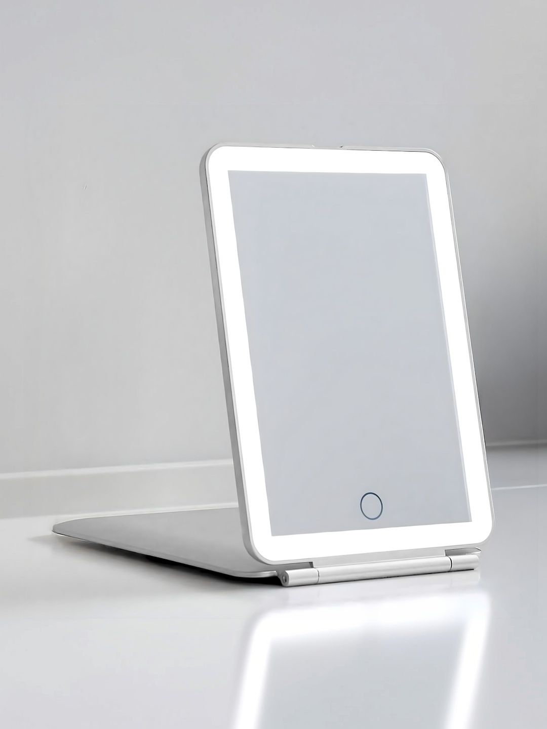 prime pick White Rectangle LED Makeup Table Top Mirror-image-32