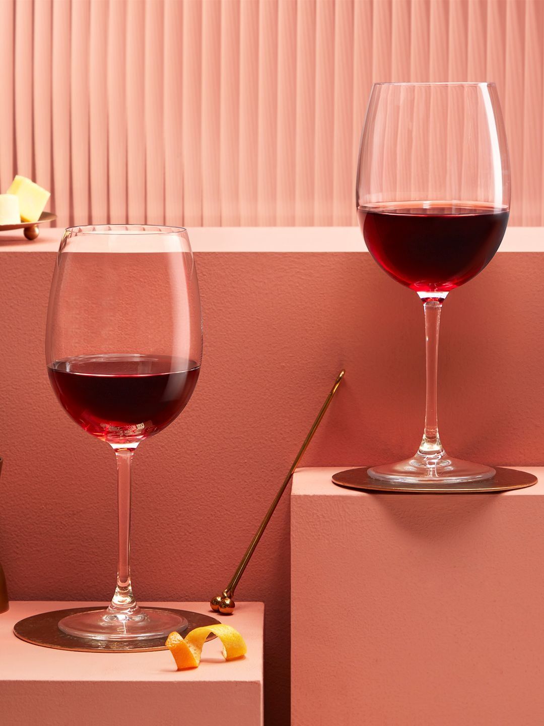 BOROSIL Transparent Dishwasher Safe Borosilicate Glass Wine Glass Bar Glass-image-2