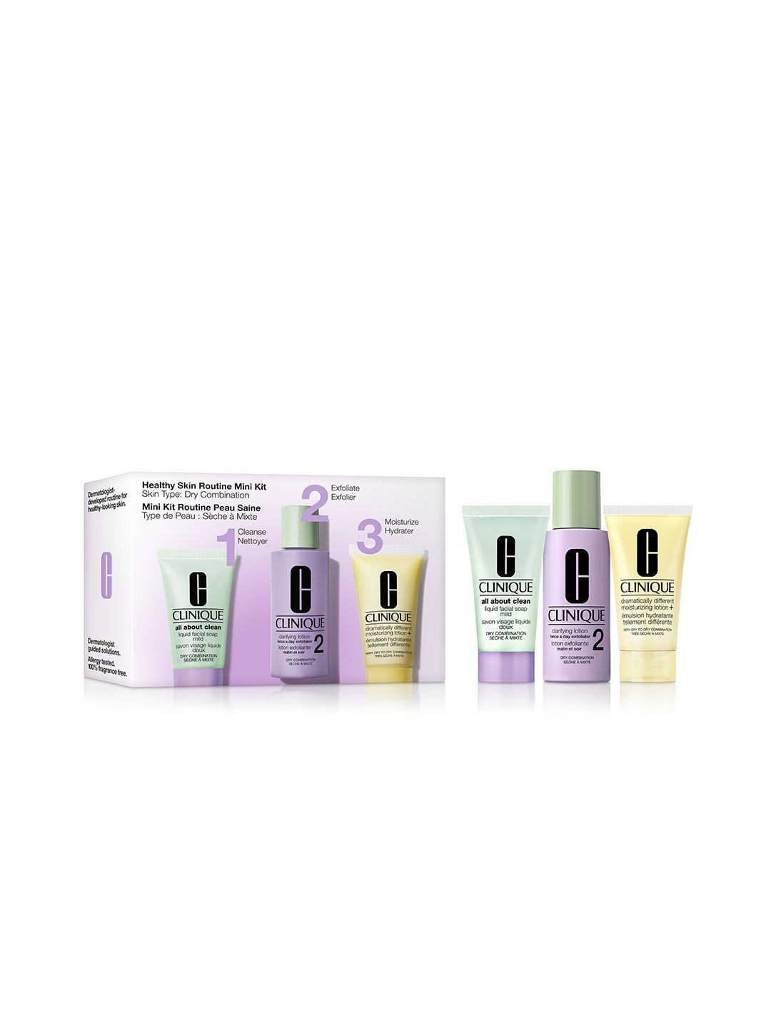 Clinique Healthy Skin Routine: Mini 3-Step Kit For Dry Skin-picture-15