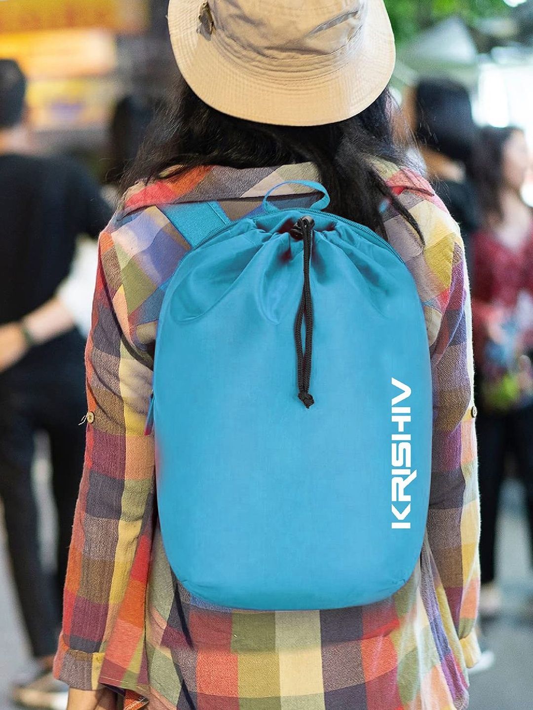 Krishiv Unisex Brand Logo Backpack with Compression Straps-picture-39