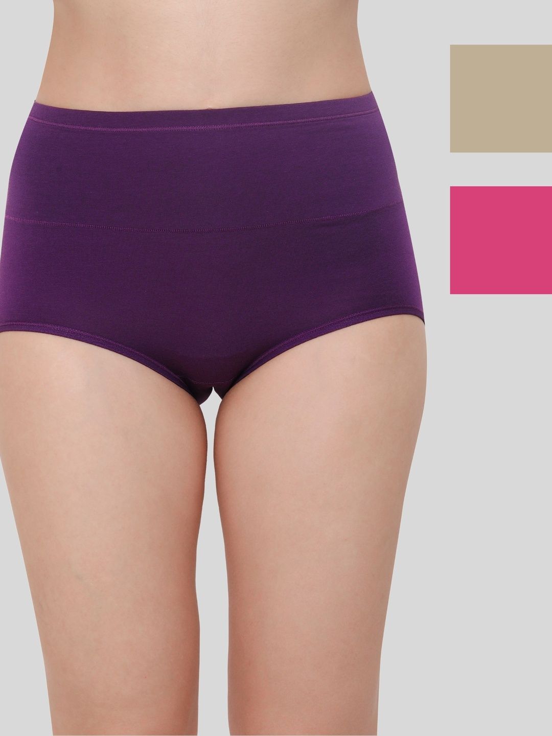 Glamoras Pack Of 3 Mid-Rise Tummy Shapewear-picture-52