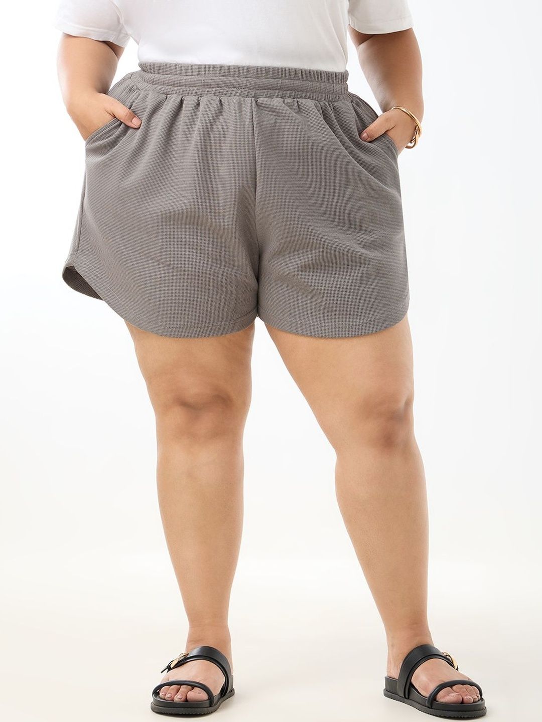 Vaishvik Women High-Rise Shorts-picture-53