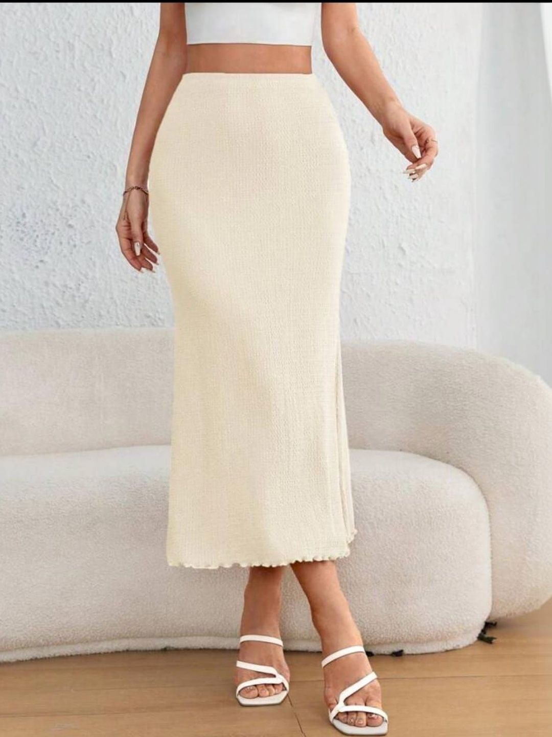 JINJIN FASHION Pencil Knee Length Skirts-picture-30