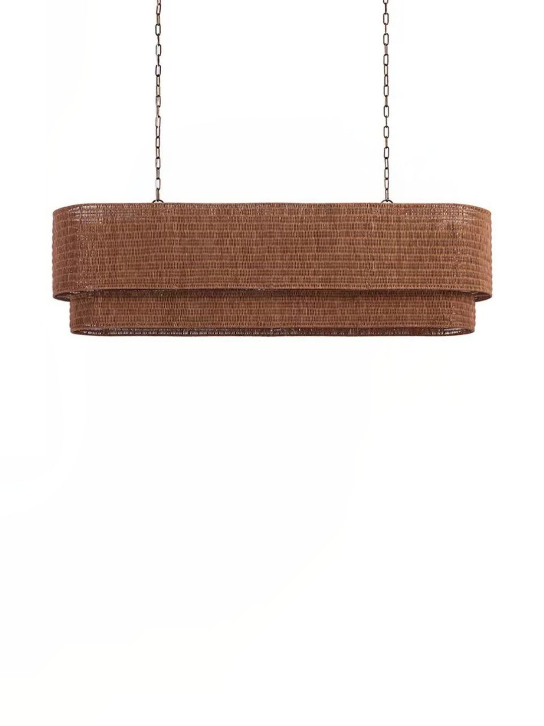 BALBENI Brown & Brown Textured Ceiling Lamp-image-43