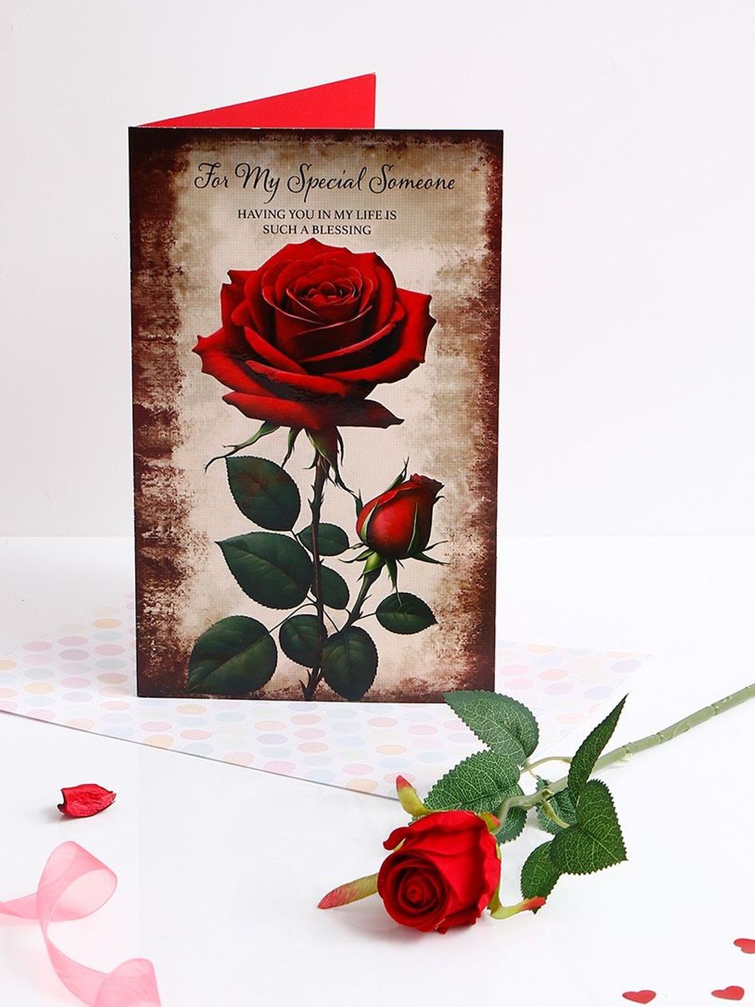 Archies 2Pcs Brown & Red Valentines Couple Gifting Sets For Wife-image-29