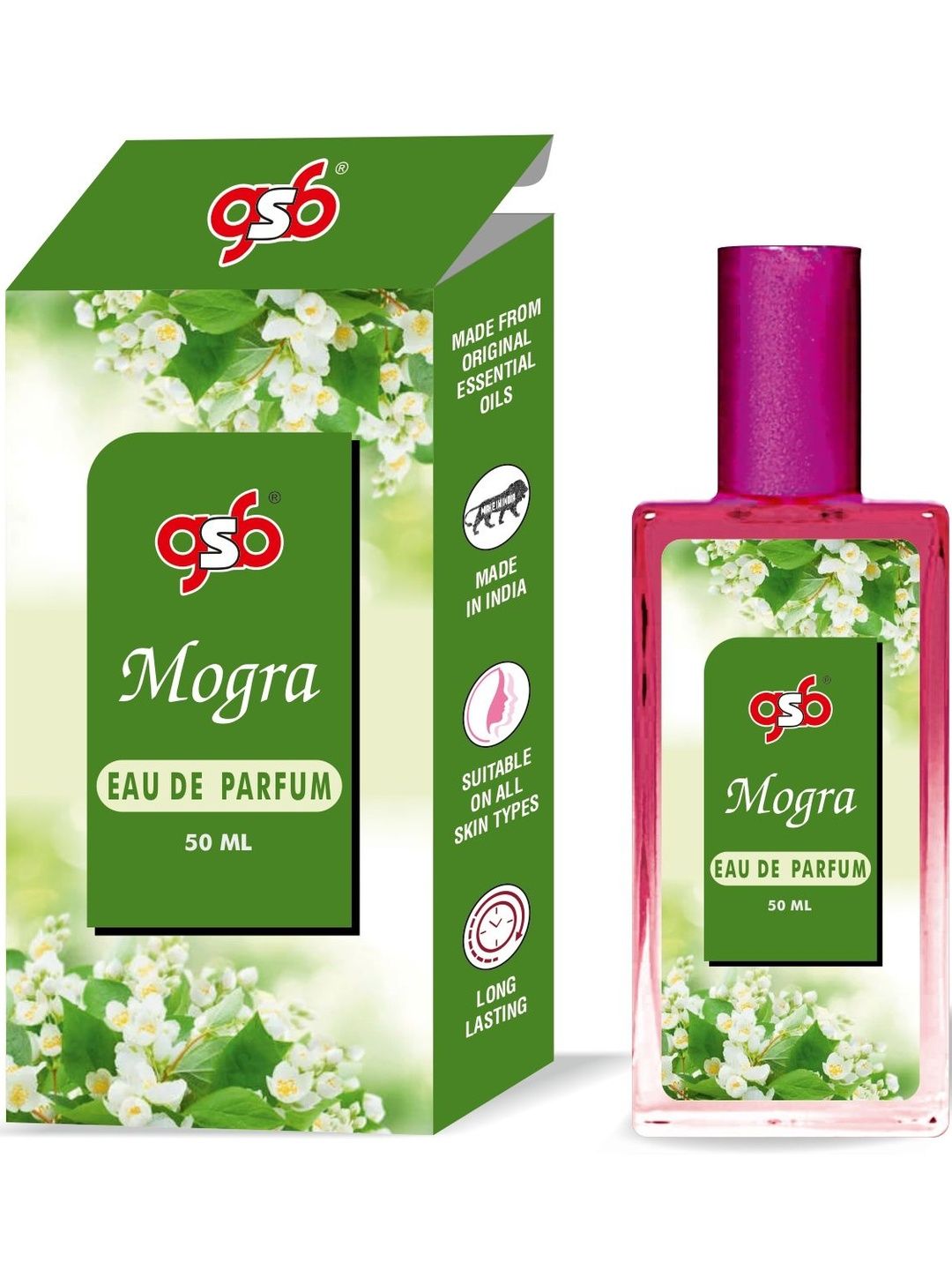 GSB Mogra Long Lasting Eau De Parfum - 50 ml-image-31