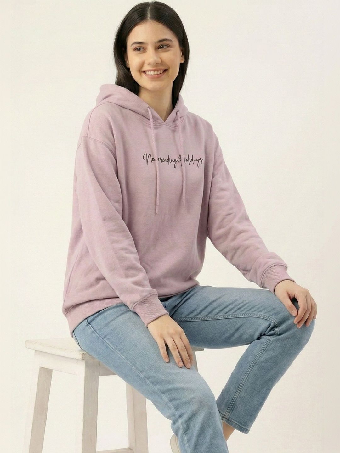 The Roadster Lifestyle Co Baggy Fit Cotton Hooded Neck Sweatshirts-image-36
