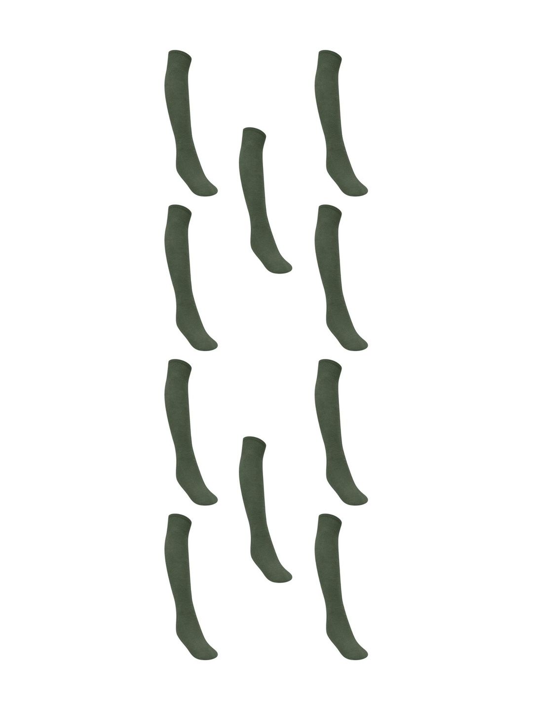 MUKHAKSH Boys Pack of 10 Cotton Blend Calf Length Socks-image-3