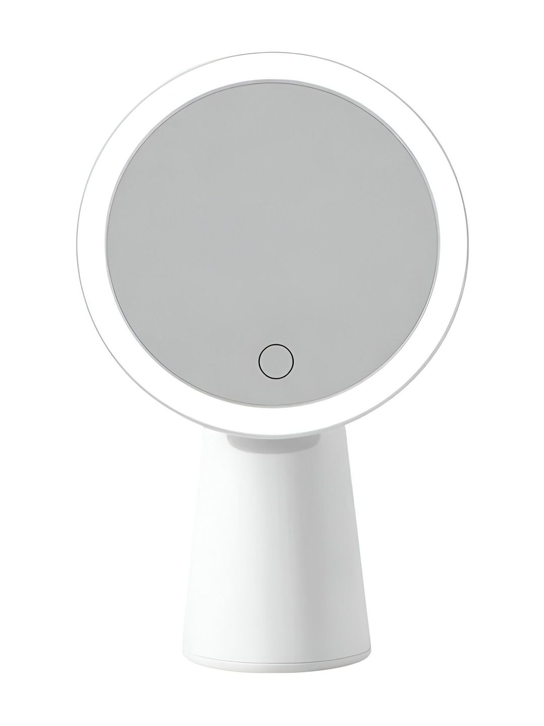prime pick White Round LED Makeup Table Top Mirror-image-26