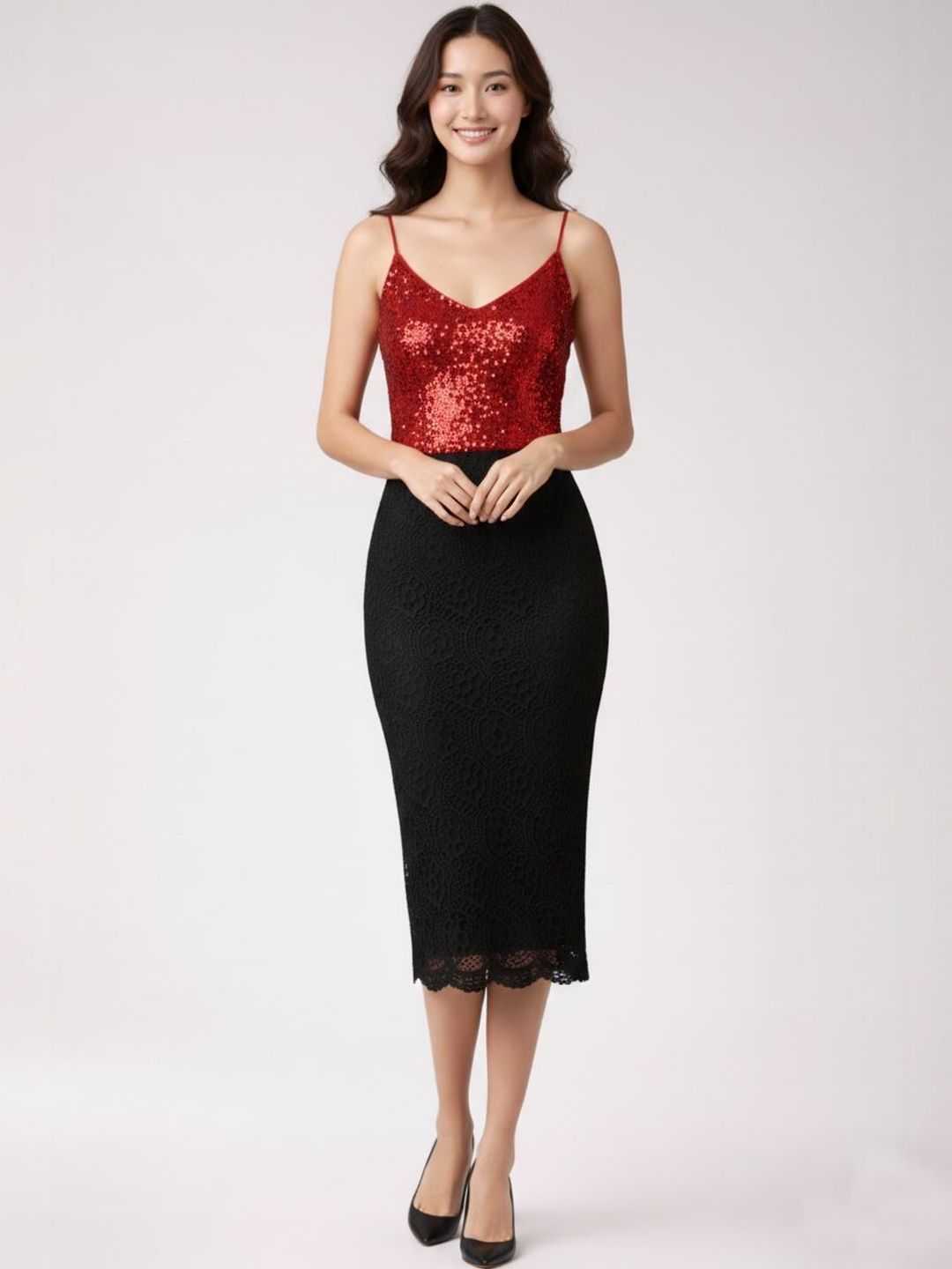 Pookiie Straight Midi Skirts-picture-16