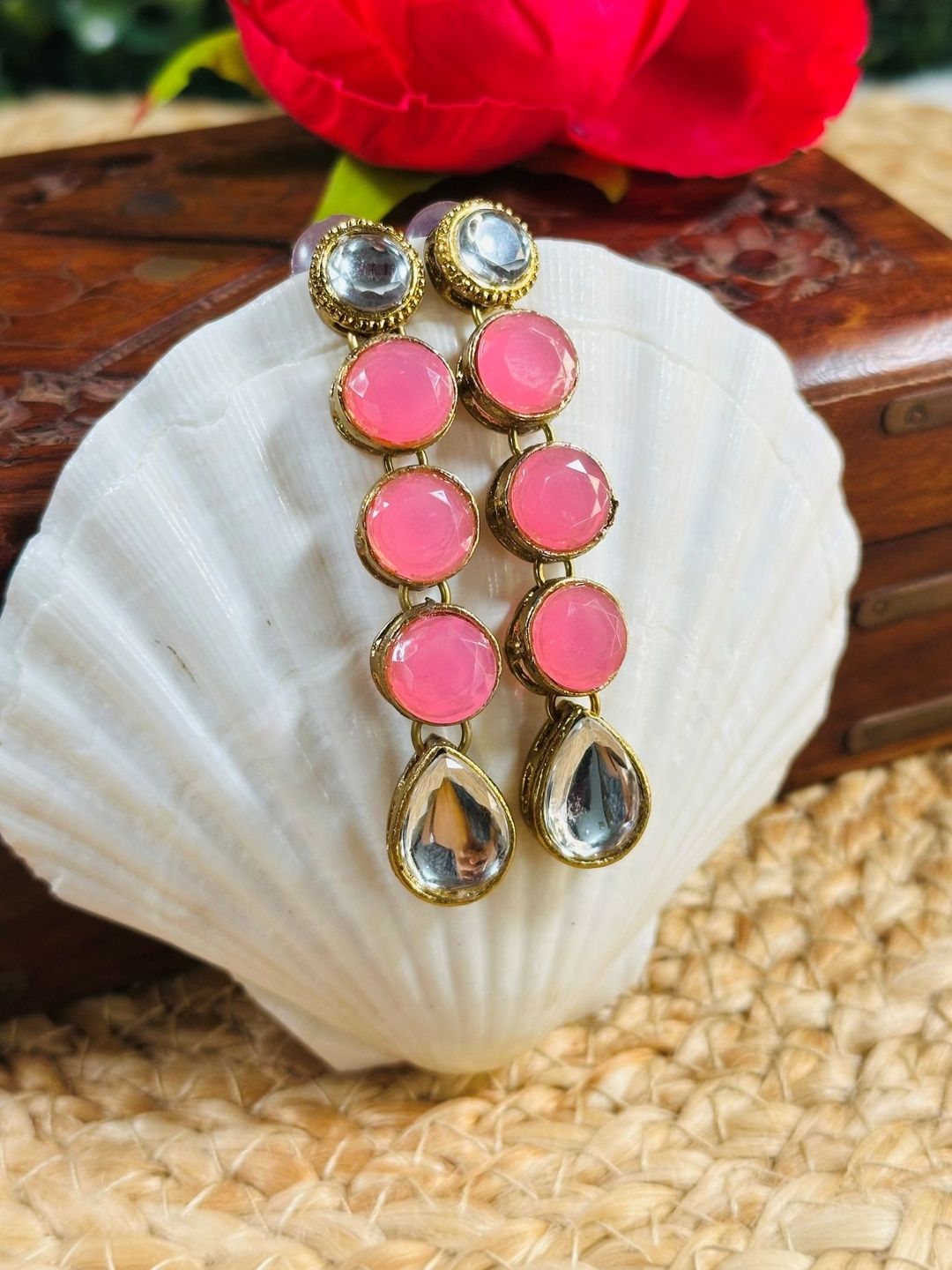 Anouk Geometric Drop Earrings-picture-18