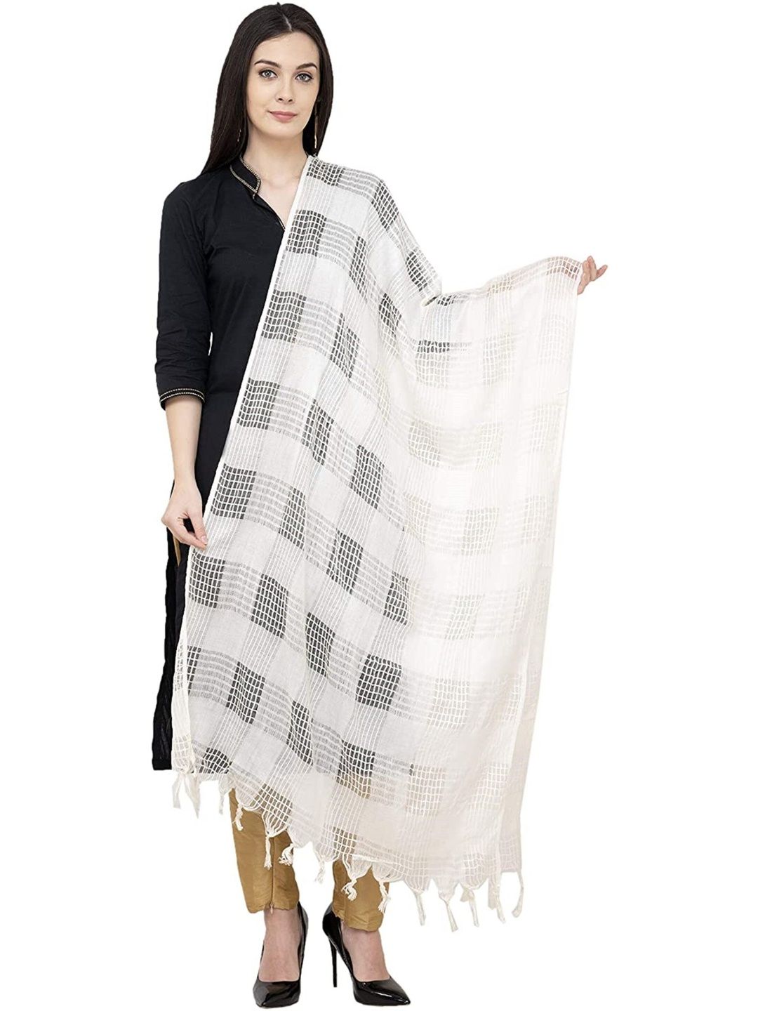MOEZA Woven Design Dupatta-picture-28