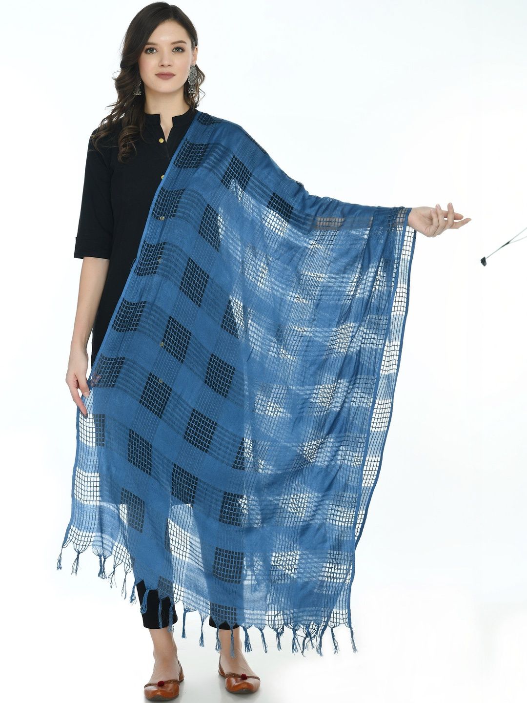 MOEZA Woven Design Dupatta-picture-15