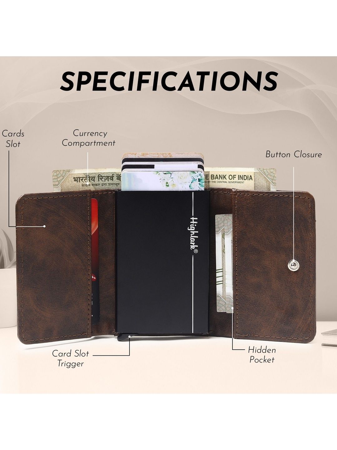 Highlark Men Textured Leather Card Holder-picture-23