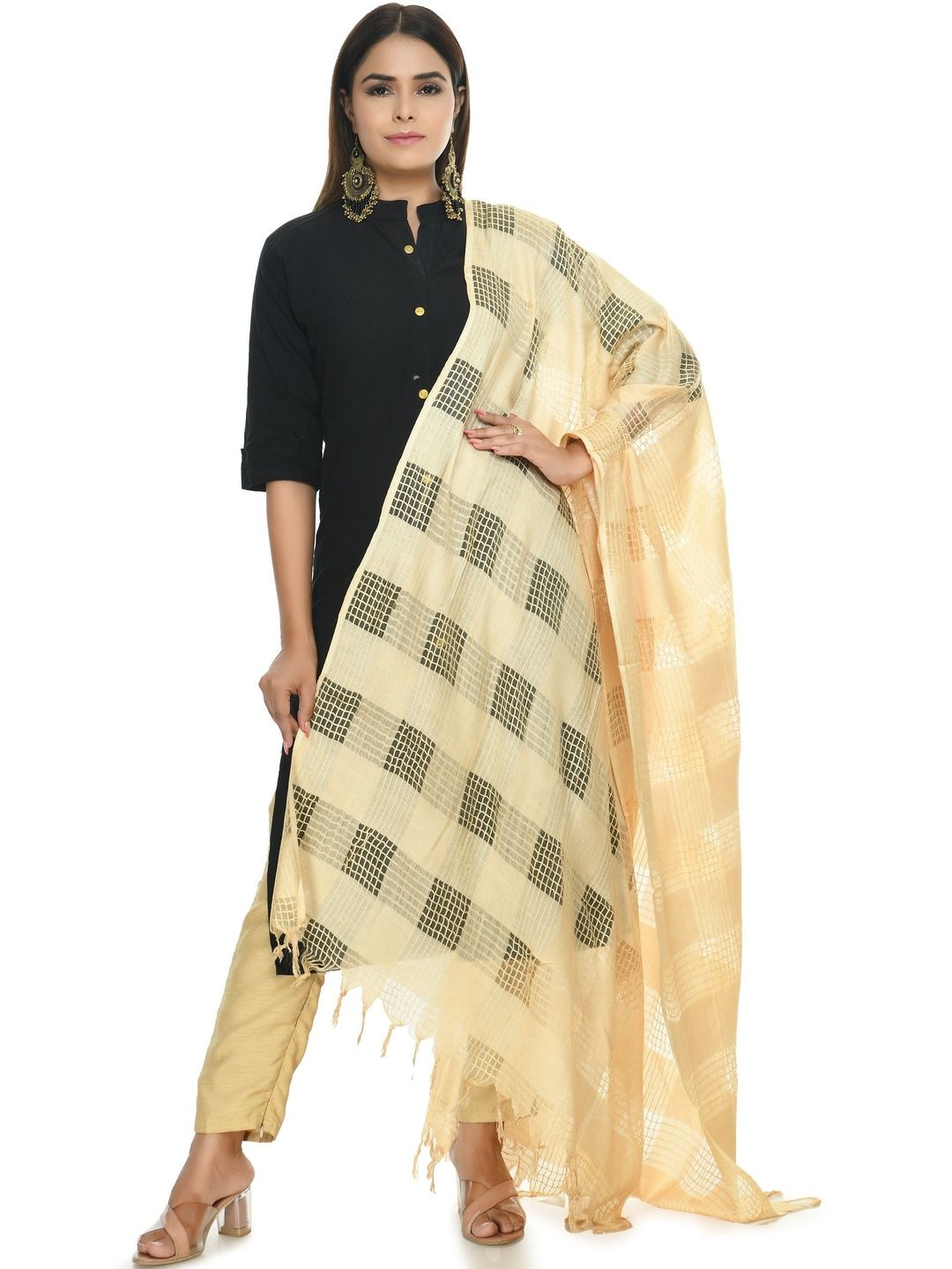MOEZA Woven Design Dupatta-picture-23