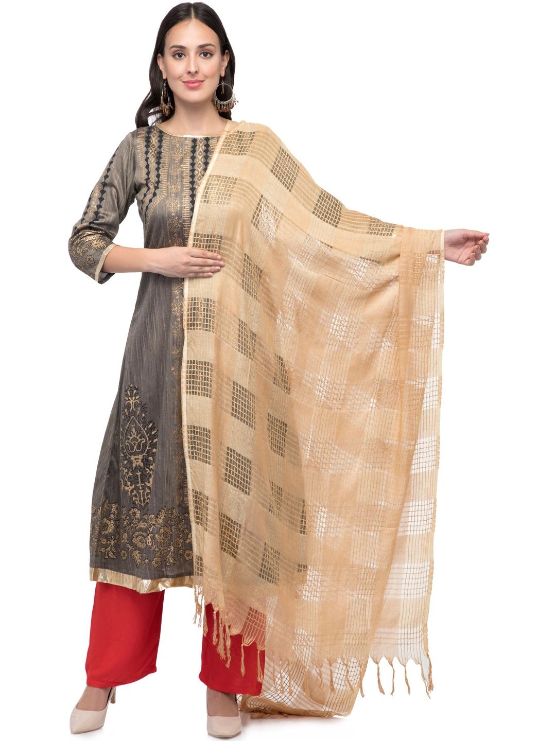 MOEZA Woven Design Dupatta-picture-27