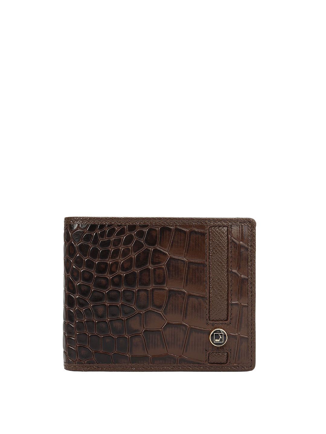 Da Milano Men Animal Textured Leather Two Fold Wallet-picture-39