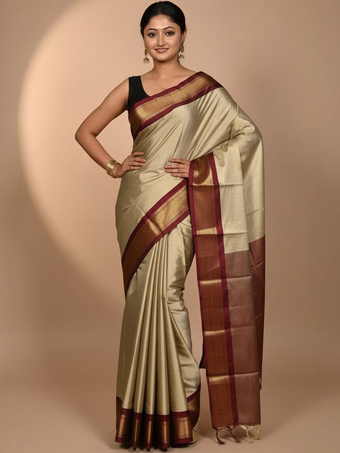 KALINI Woven Design Zari Pure Silk Handloom Kanjeevaram Saree-picture-35