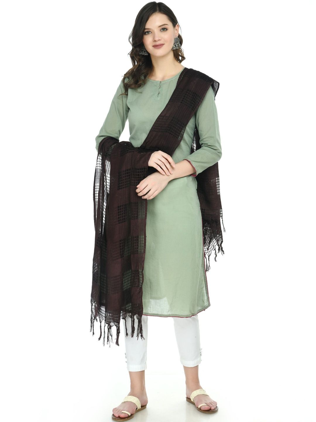 MOEZA Woven Design Dupatta-picture-10