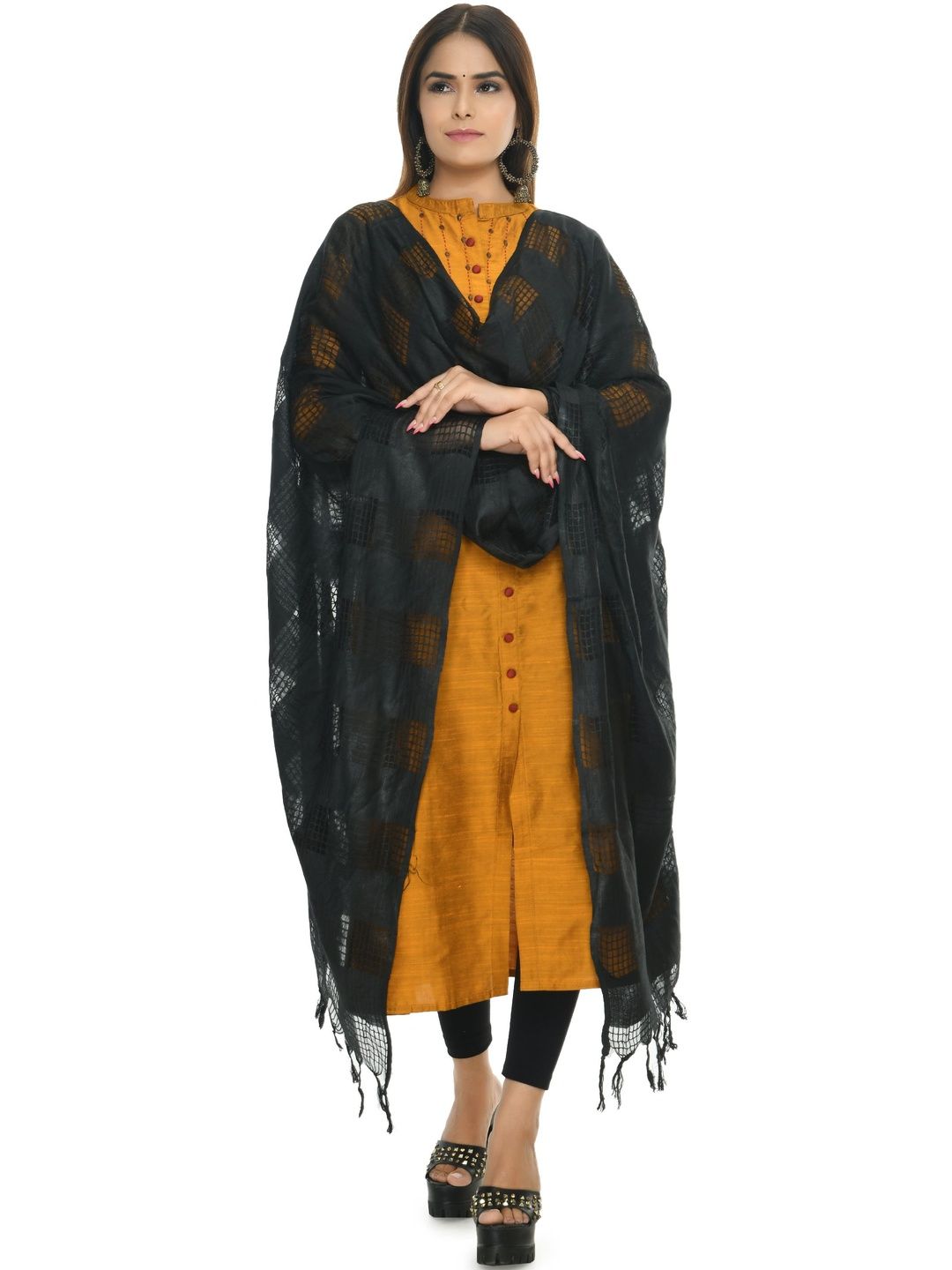 MOEZA Woven Design Dupatta-picture-22