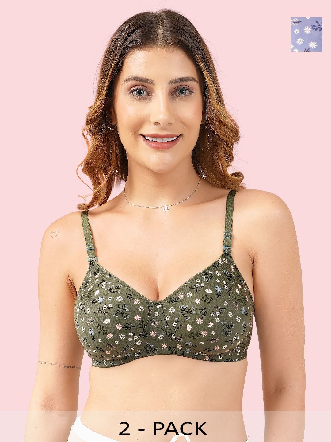 DressBerry Floral Bra Full Coverage