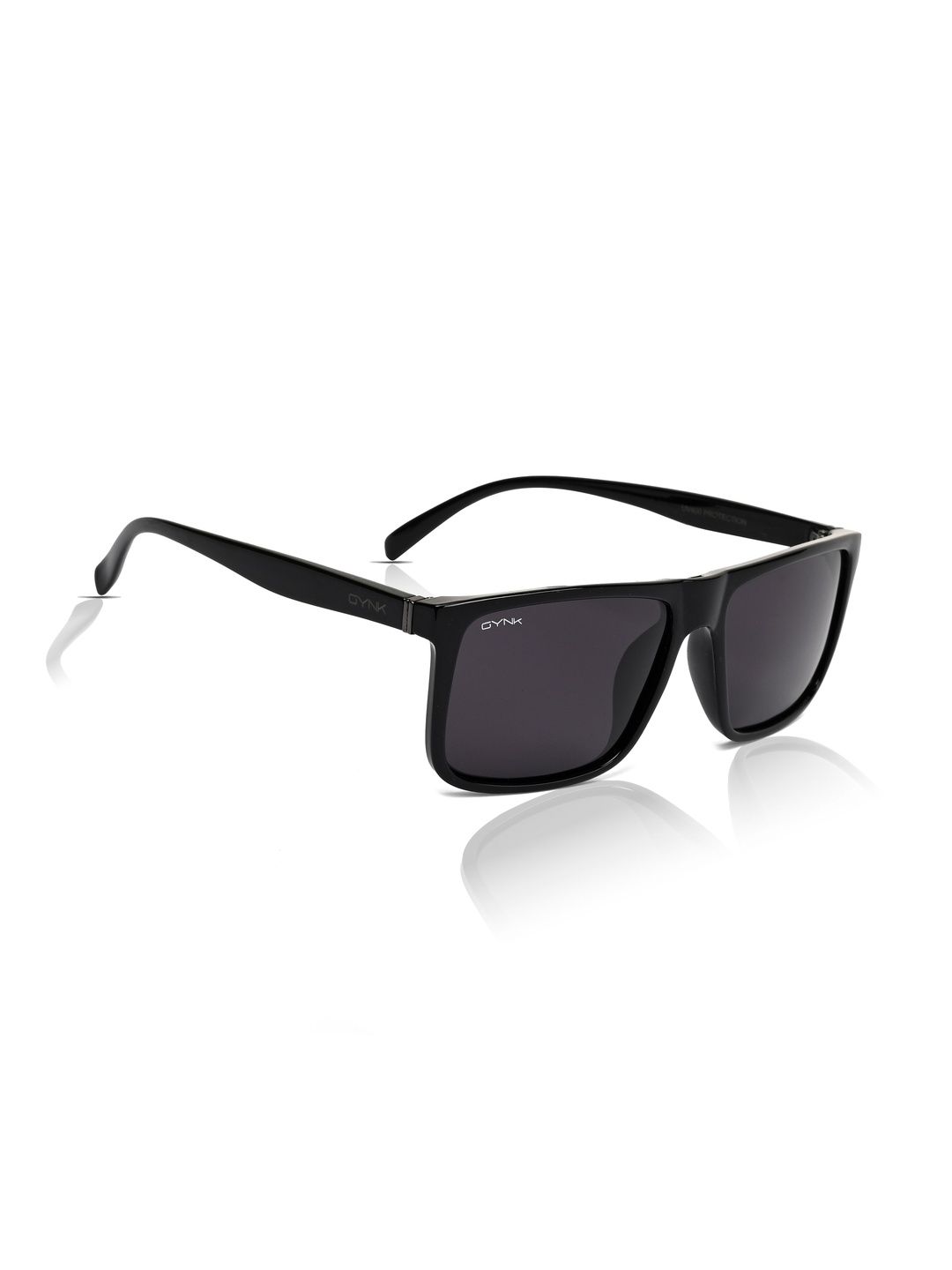 GYNK Men Black Lens & Black Square Sunglasses with-image-33
