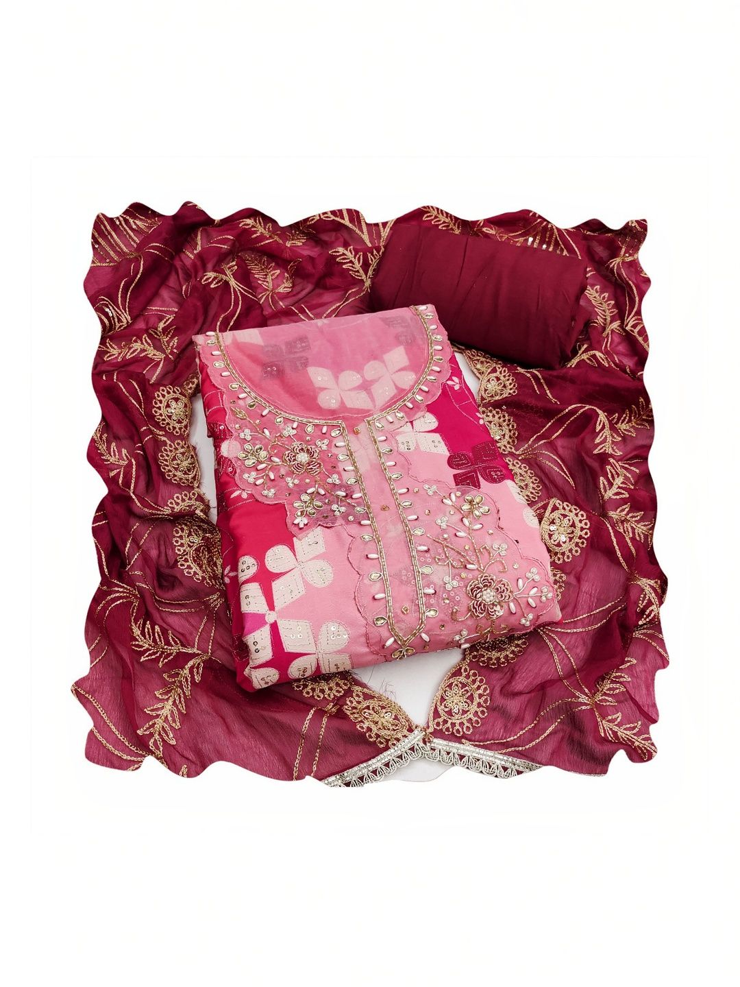 Maroosh Embroidered Unstitched Dress Material-picture-40