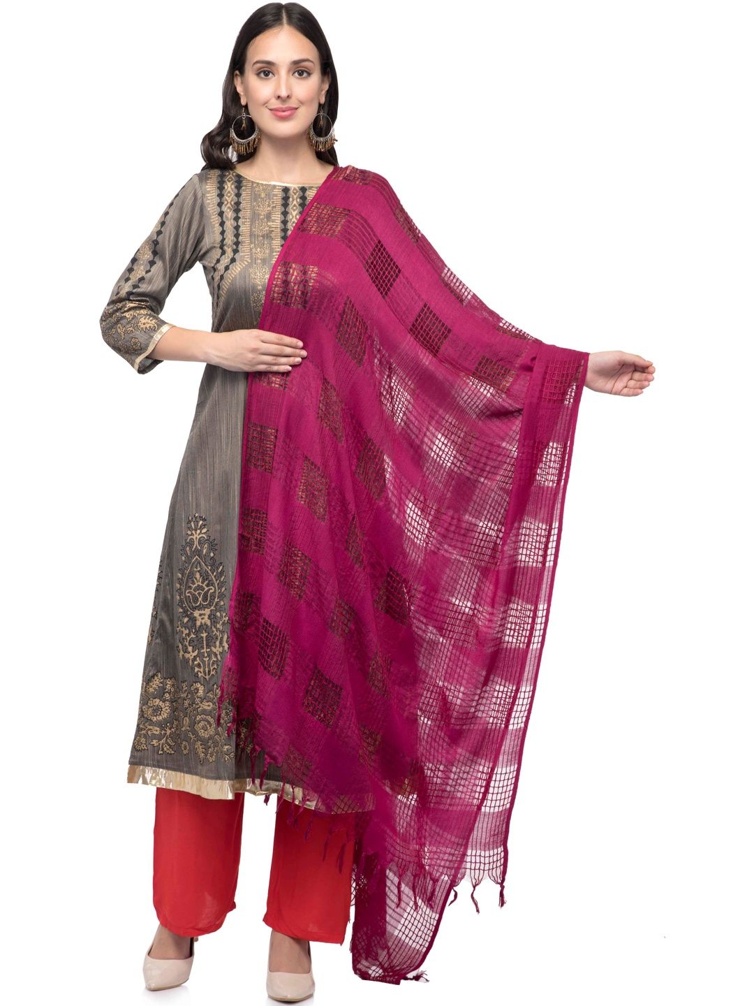 MOEZA Woven Design Dupatta-picture-14