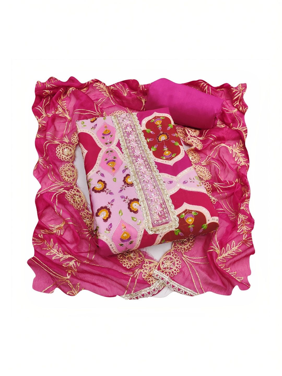Maroosh Printed Unstitched Dress Material-picture-8