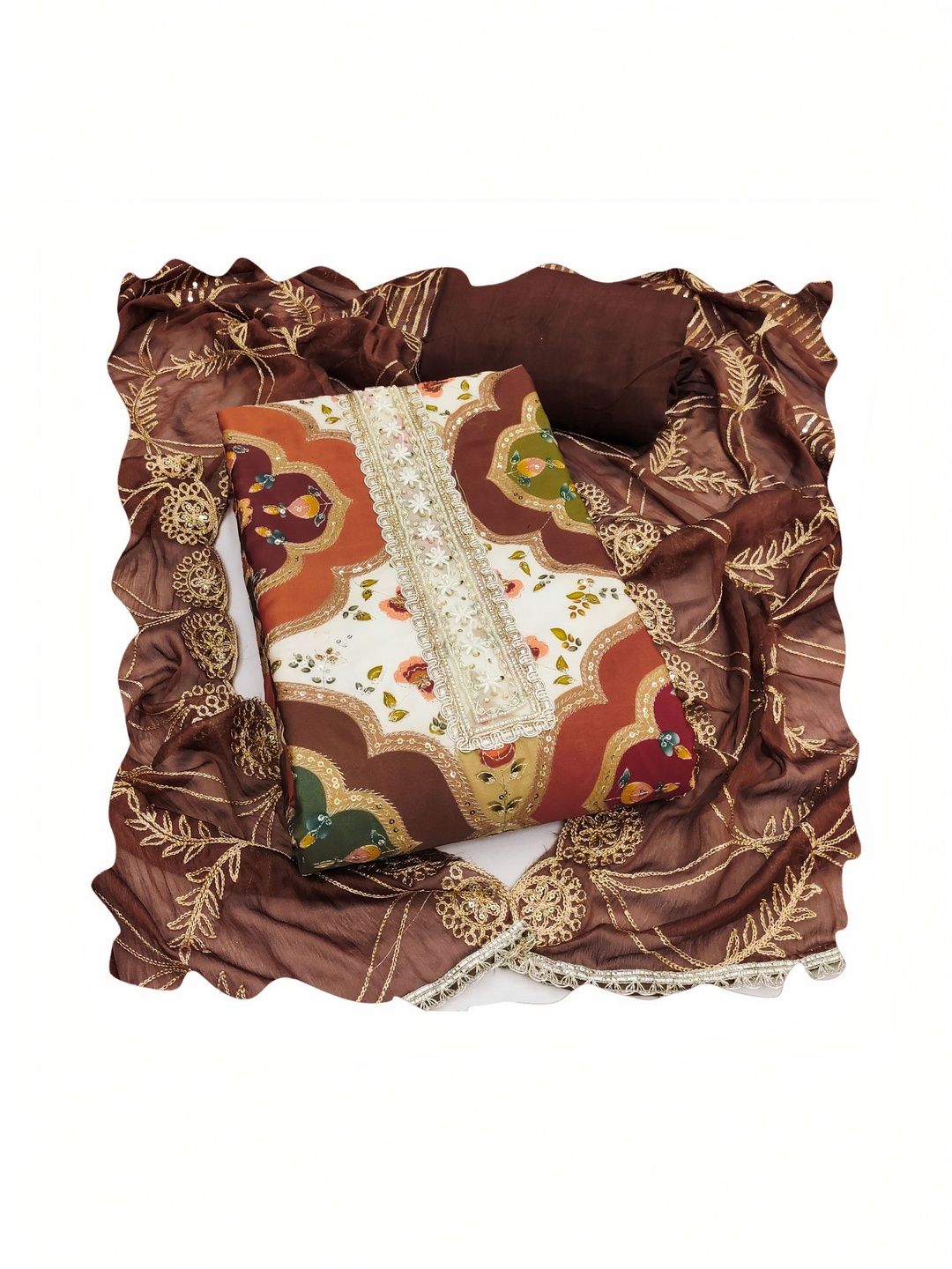 Maroosh Printed Unstitched Dress Material-picture-4