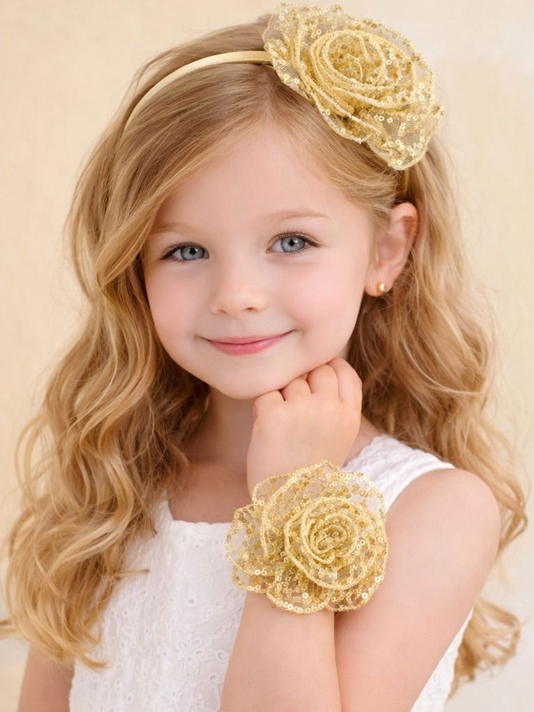 Pink Chick Girls Set of 2 Hair Accessory Set-picture-1