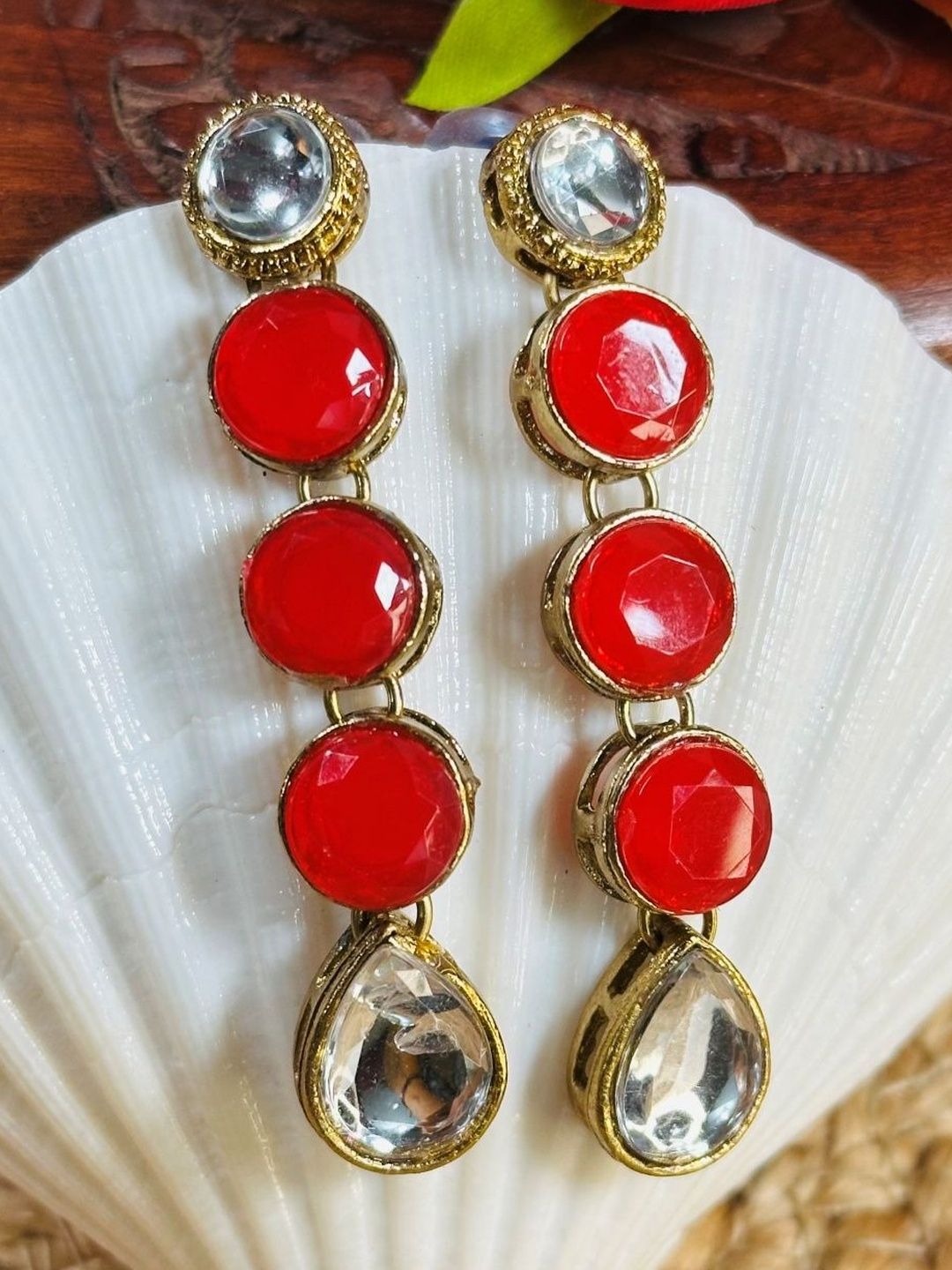 Anouk Geometric Drop Earrings-picture-20