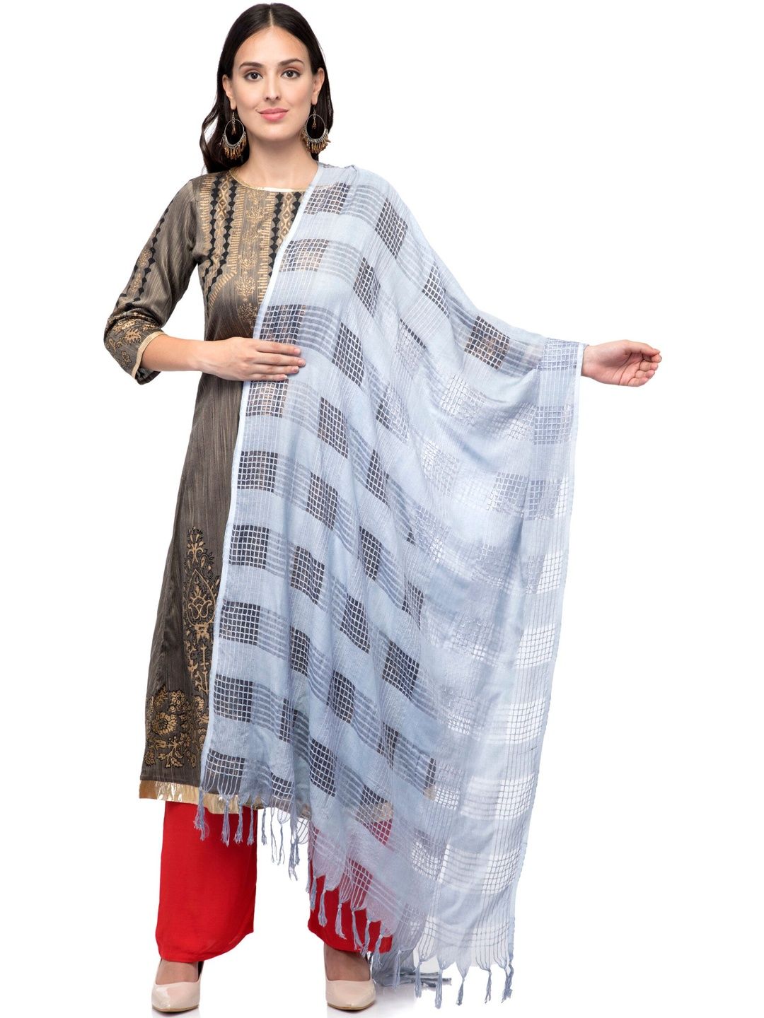 MOEZA Woven Design Dupatta-picture-17