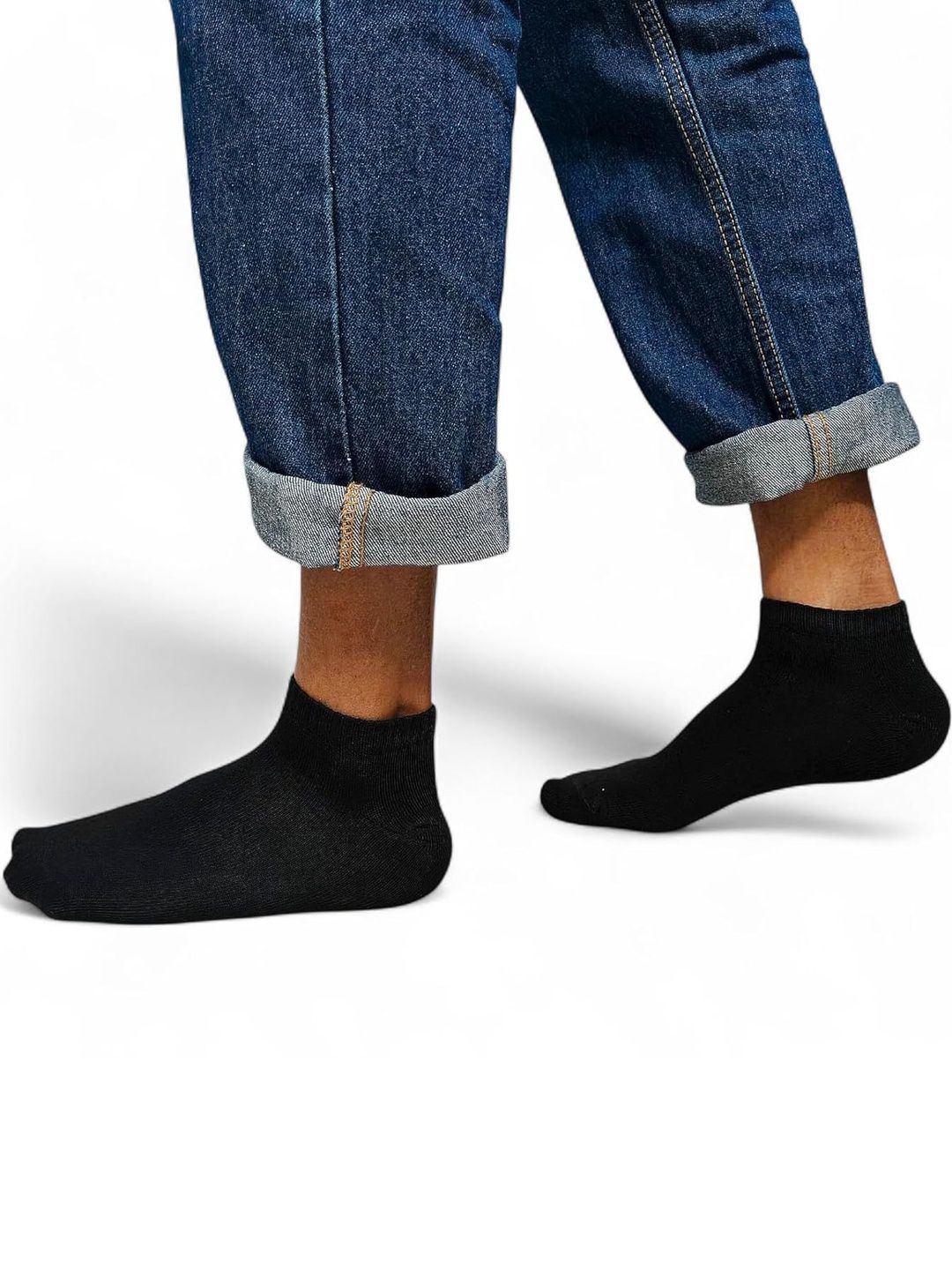 MJE Men Cotton Blend Ankle Length Socks-image-3
