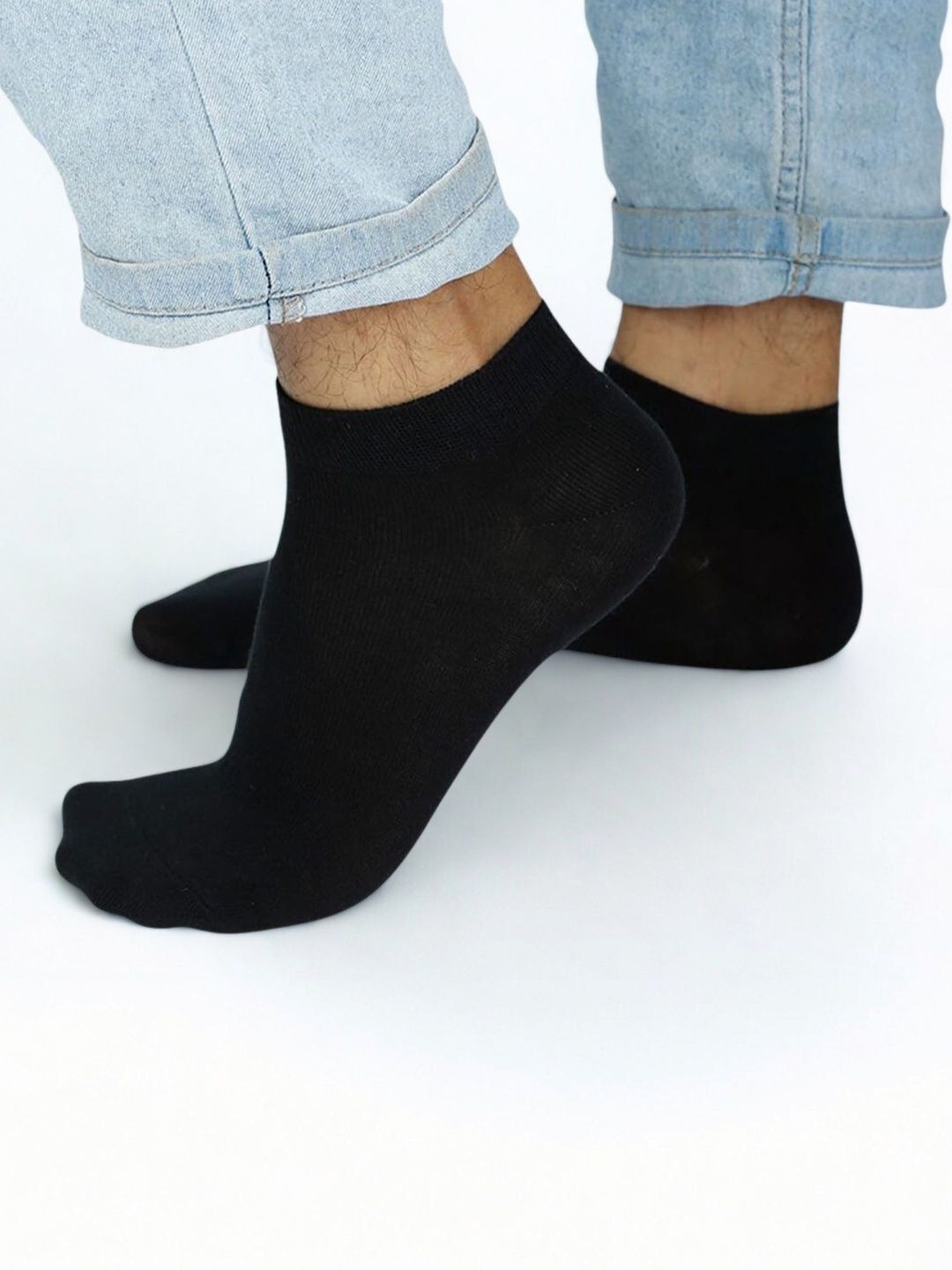 MJE Men Cotton Blend Ankle Length Socks-image-40