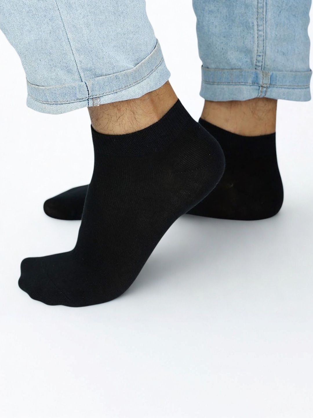 MJE Men Cotton Blend Ankle Length Socks-image-41