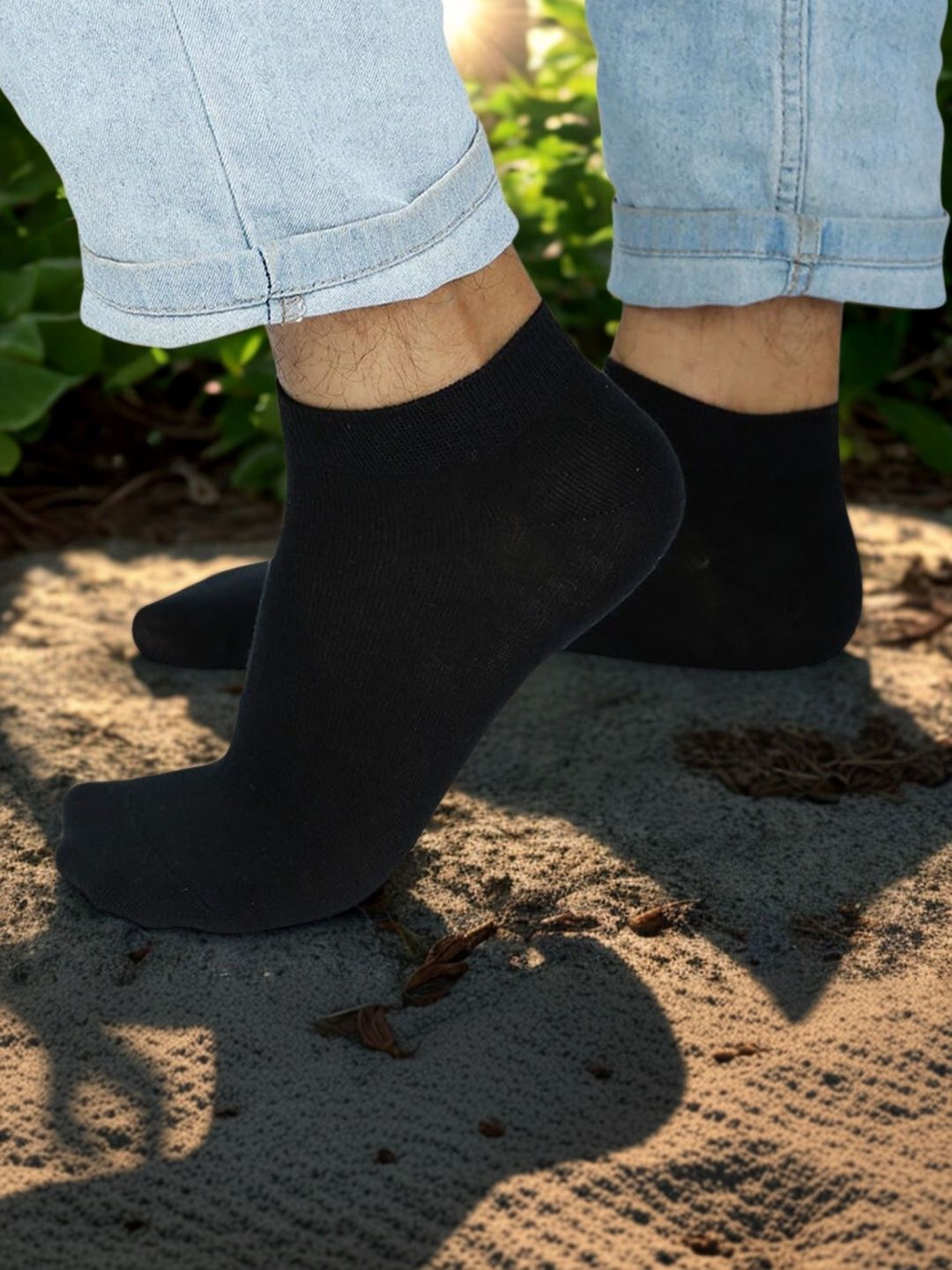 MJE Men Cotton Blend Ankle Length Socks-image-42