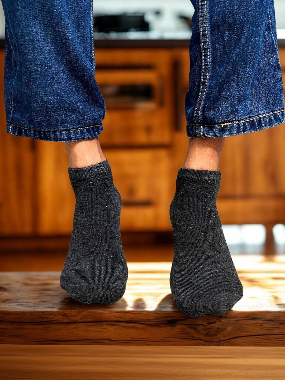 MJE Men Cotton Blend Assorted Ankle Length Socks-picture-39