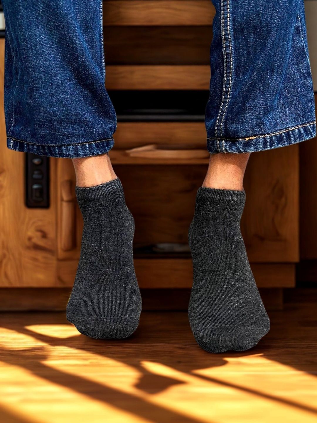 MJE Men Cotton Blend Assorted Ankle Length Socks-picture-36