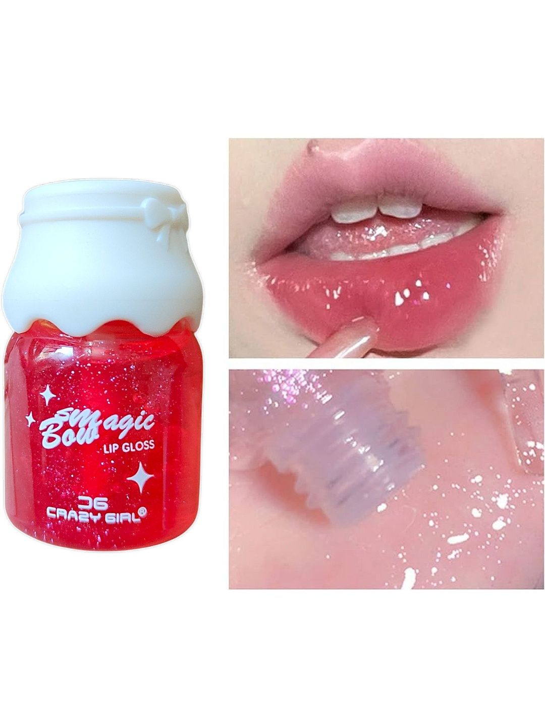 Crazy Girl Waterproof Color Changing Lip Oil Gloss - 5 ml-picture-15