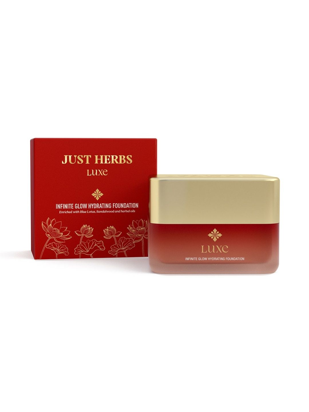 Just Herbs Luxe Infinite Glow Hydrating Foundation - 30 g - Sand-140-picture-35