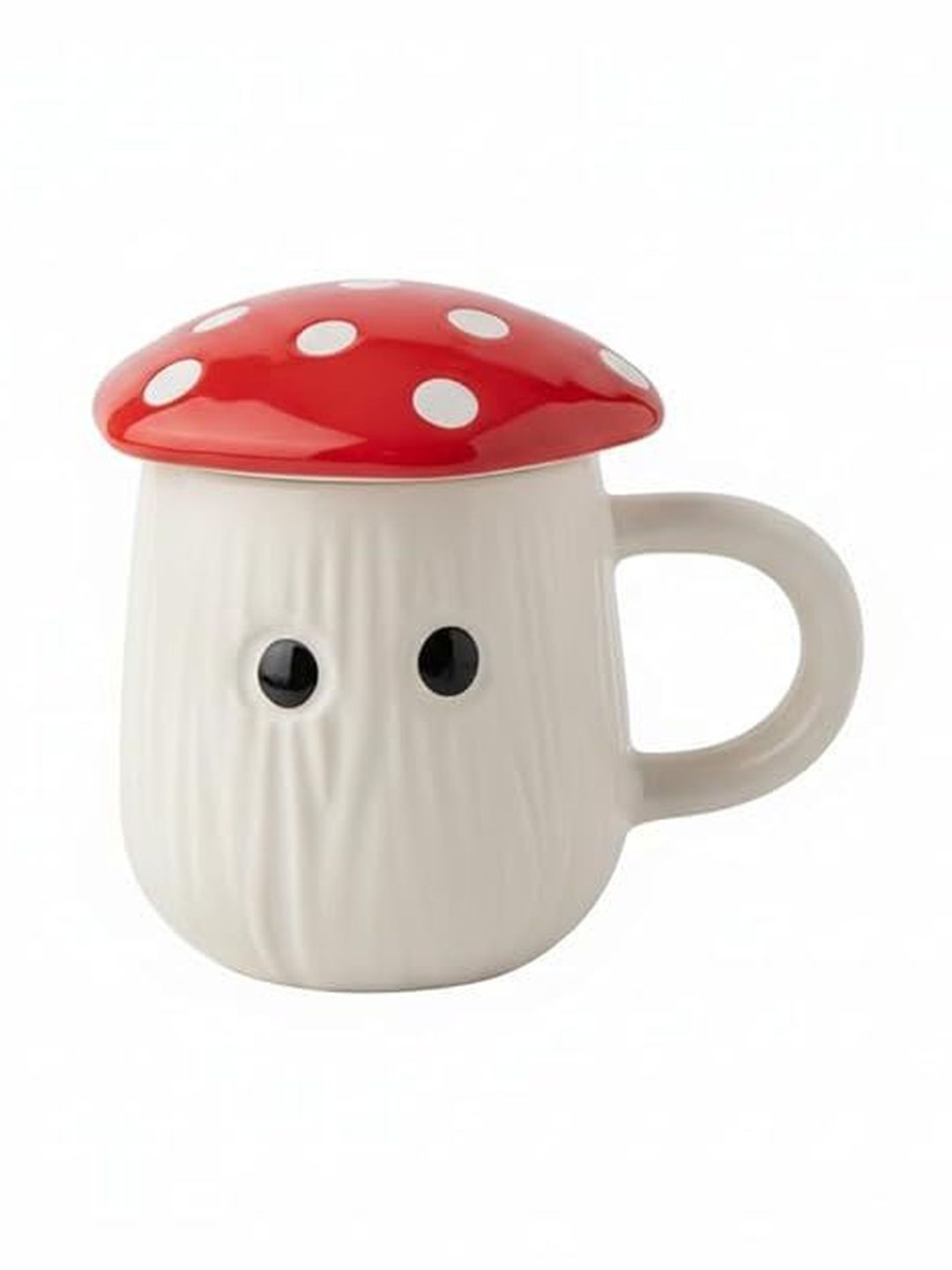 Kraftlik Handicraft White Crafted Ceramics Textured Ceramic Glossy Mugs Set of Cups and Mugs-image-32
